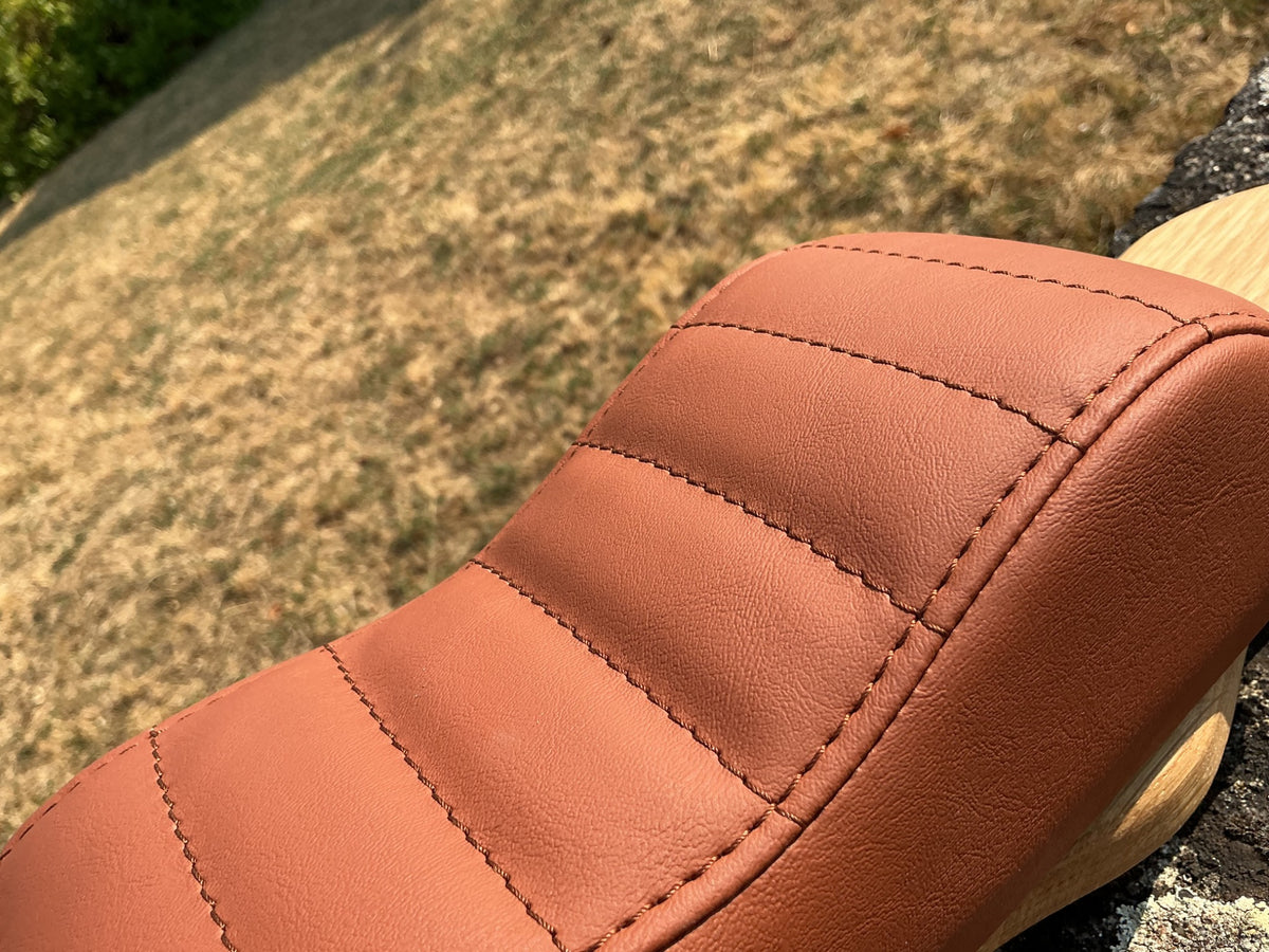 Airplane Board Pillow upholstery detail – Archival Custom Shop